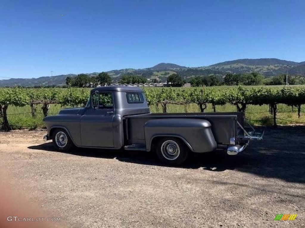 Dark Silver 1957 Chevrolet Task Force Series Truck 3100 Exterior Photo #138535191