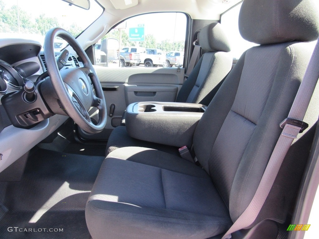 Dark Titanium Interior 2013 Chevrolet Silverado 3500HD WT Regular Cab Photo #138535521