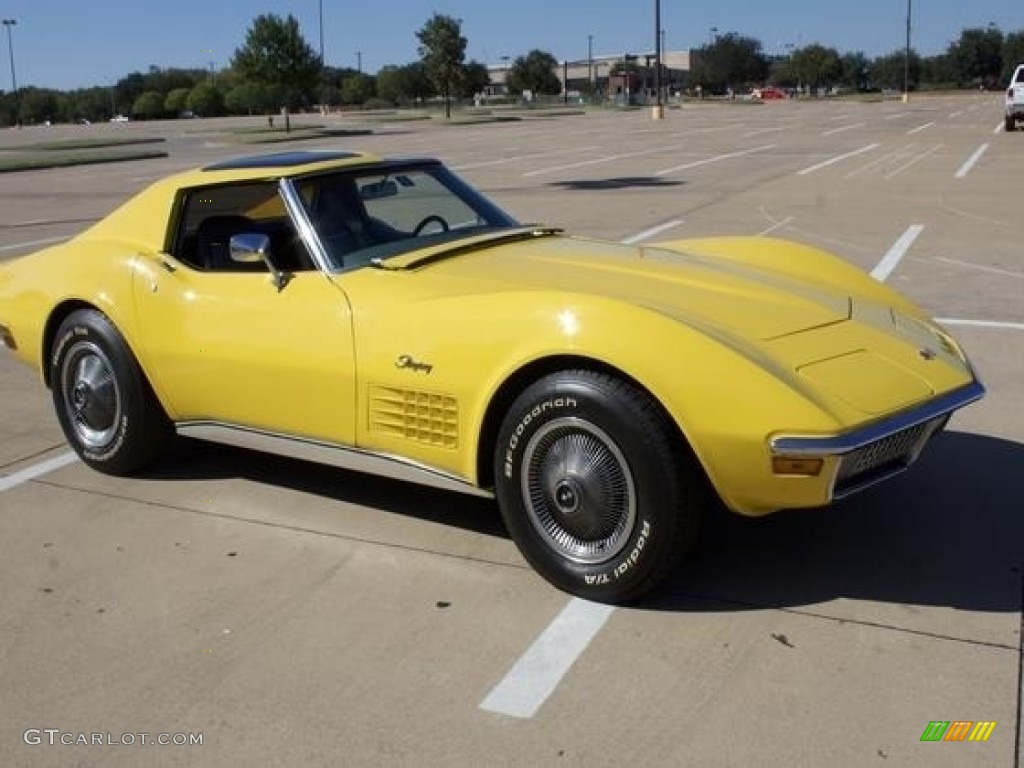 1970 Corvette Stingray Sport Coupe - Daytona Yellow / Gray photo #1