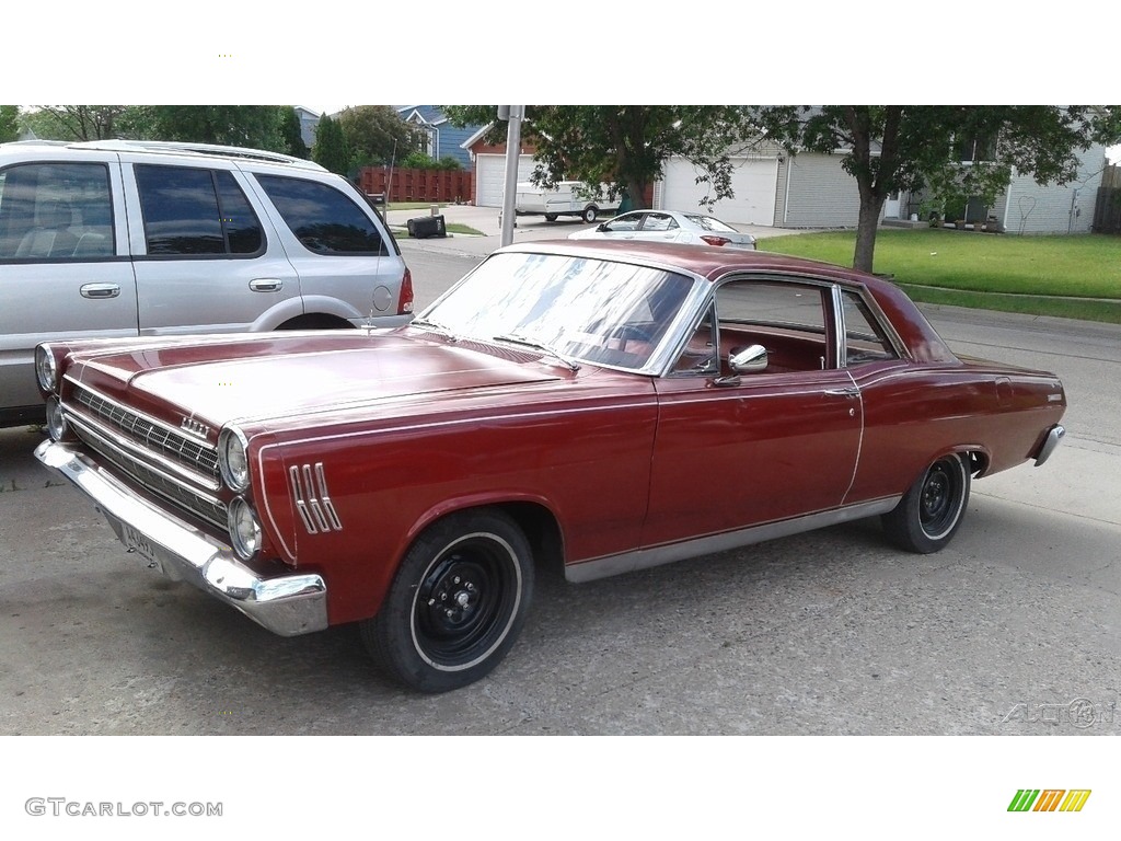 1966 Comet 202 2 Door Sedan - Burgundy / Burgundy photo #1
