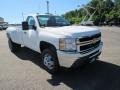 Summit White 2013 Chevrolet Silverado 3500HD WT Regular Cab Exterior