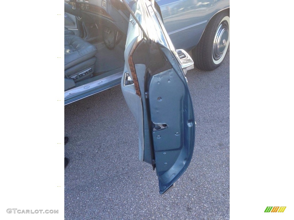 1978 Cadillac Eldorado Biarritz Coupe Light Blue Door Panel Photo #138536295