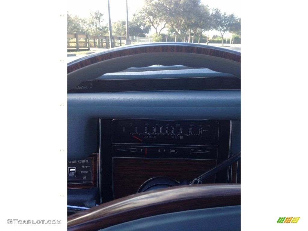 1978 Cadillac Eldorado Biarritz Coupe Gauges Photos