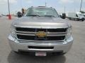 2013 Mocha Steel Metallic Chevrolet Silverado 3500HD WT Crew Cab 4x4  photo #6