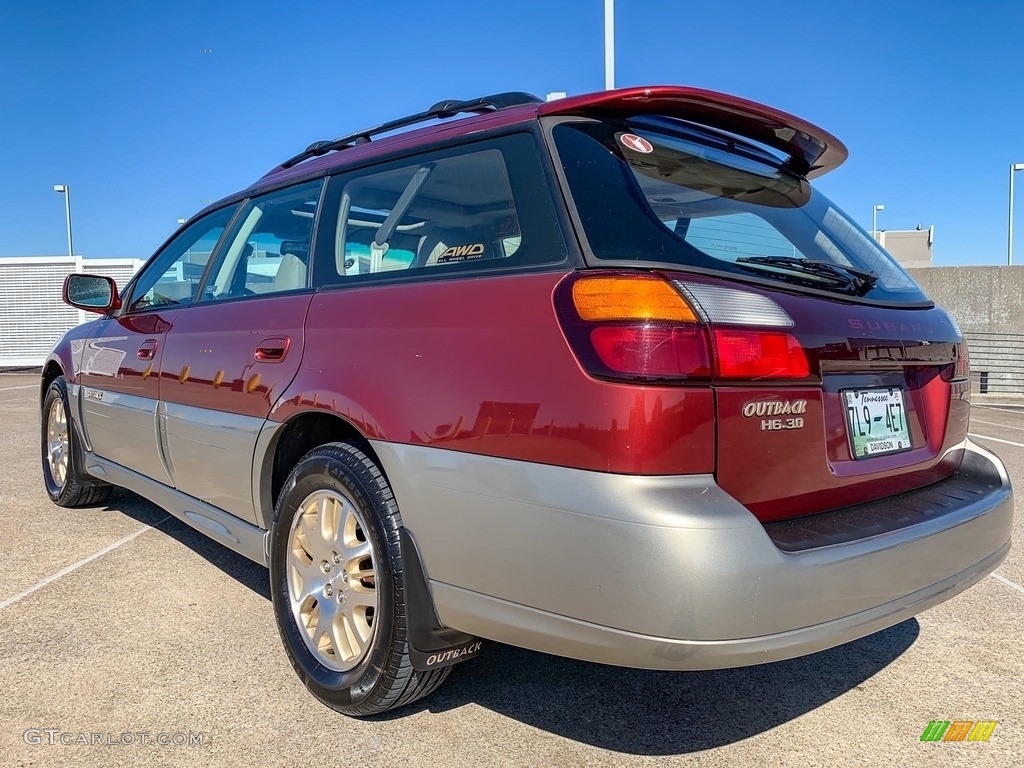 Regatta Red Pearl 2002 Subaru Legacy L Wagon Exterior Photo #138536610
