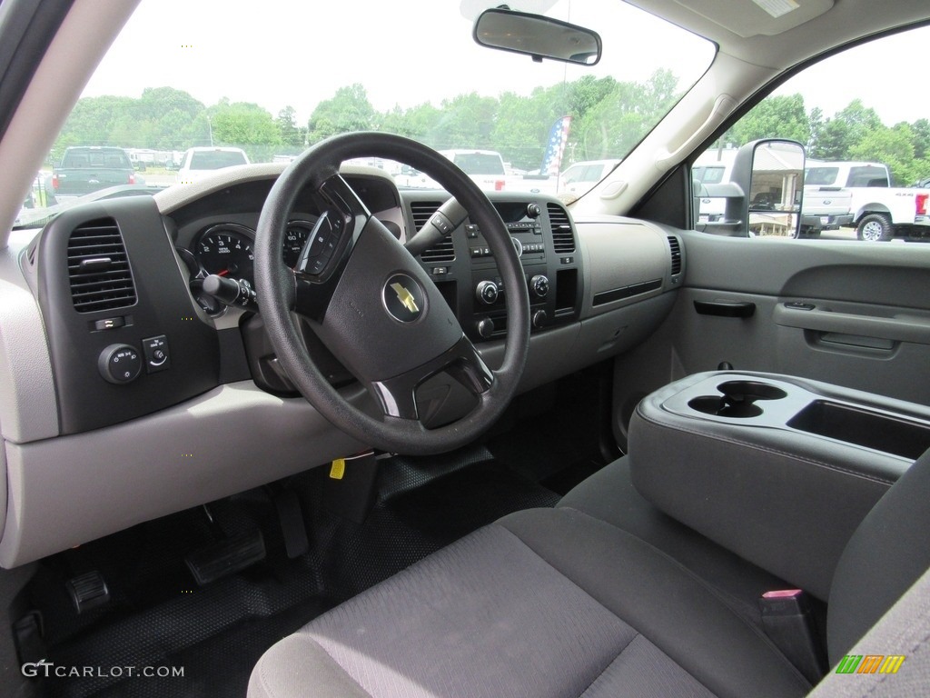 2013 Silverado 3500HD WT Crew Cab 4x4 - Mocha Steel Metallic / Dark Titanium photo #12