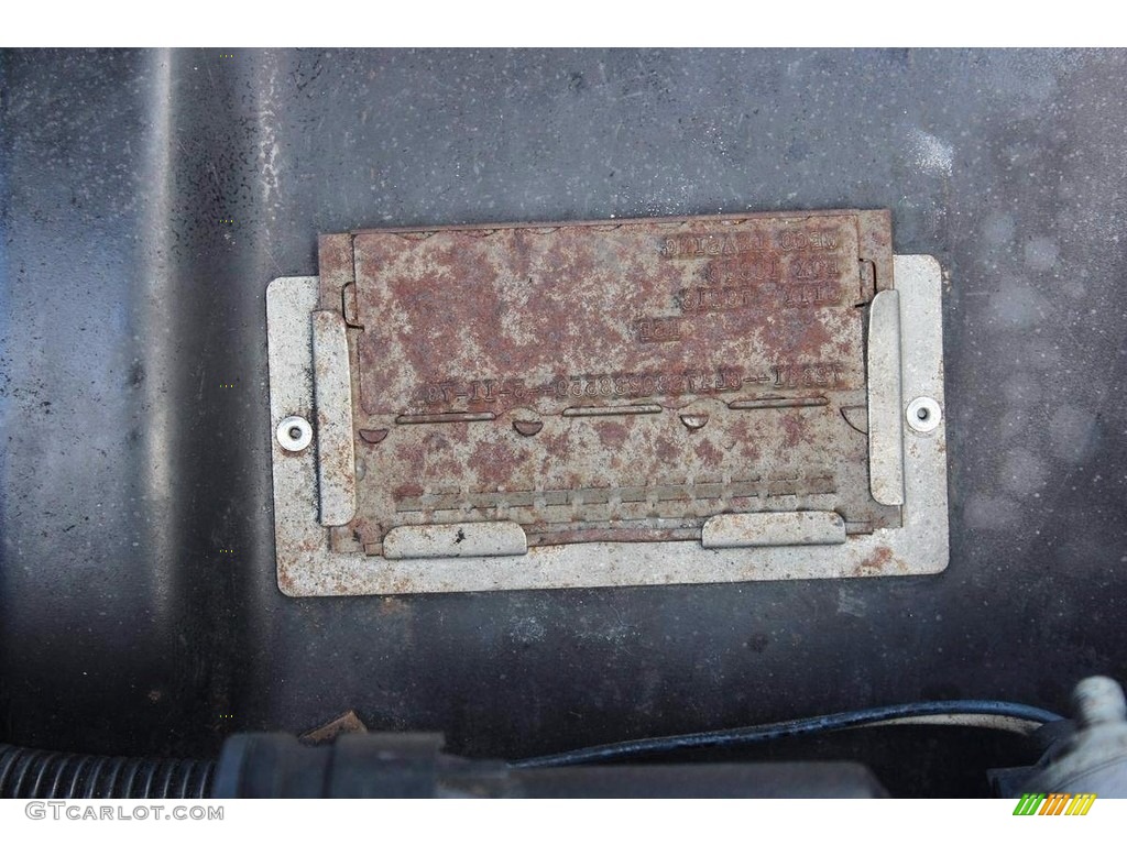 1978 Cadillac Eldorado Biarritz Coupe Info Tag Photo #138536655
