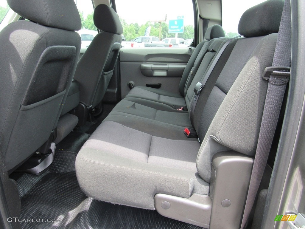 2013 Chevrolet Silverado 3500HD WT Crew Cab 4x4 Rear Seat Photo #138537021