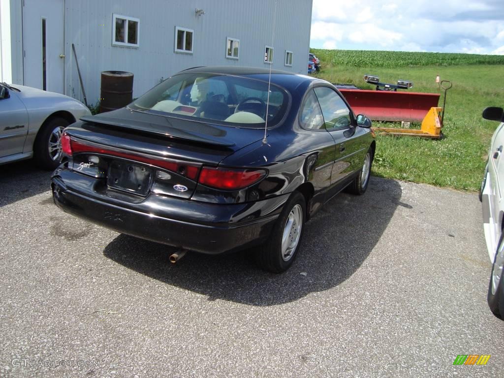 1999 Escort ZX2 Coupe - Black / Medium Prairie Tan photo #4