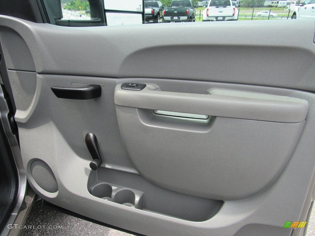 2013 Chevrolet Silverado 3500HD WT Crew Cab 4x4 Dark Titanium Door Panel Photo #138537171