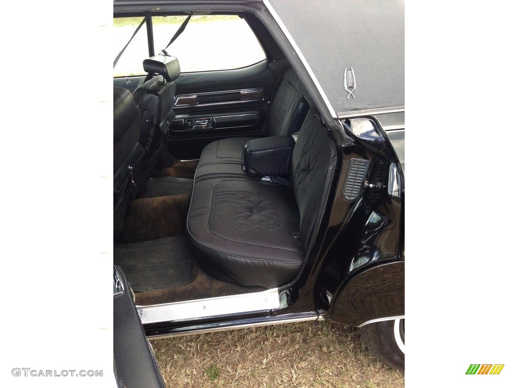 Black Interior 1974 Oldsmobile Ninety Eight Regency Sedan Photo #138537294