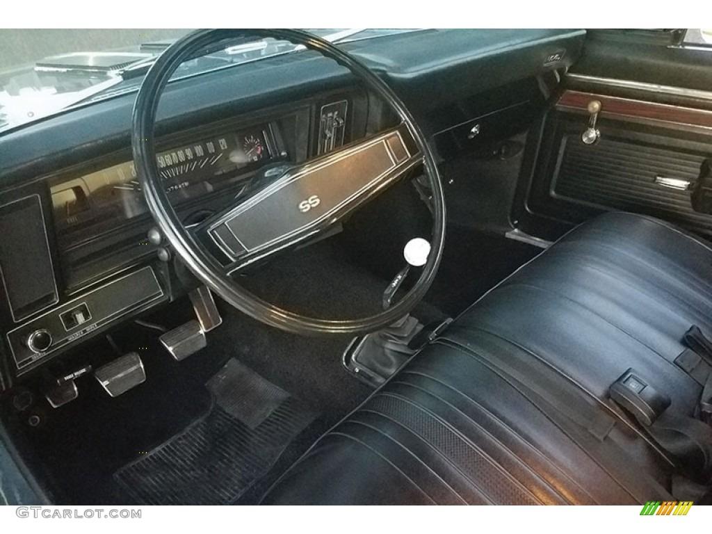 Black Interior 1970 Chevrolet Nova SS Photo #138537309