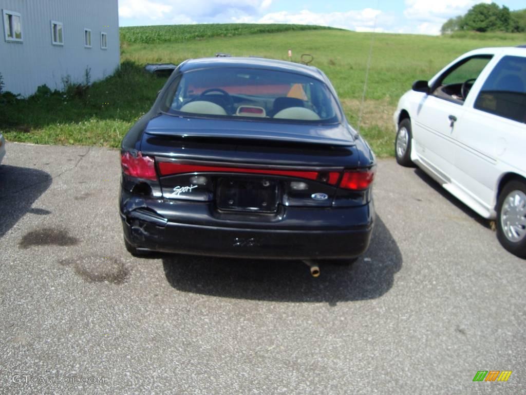 1999 Escort ZX2 Coupe - Black / Medium Prairie Tan photo #5