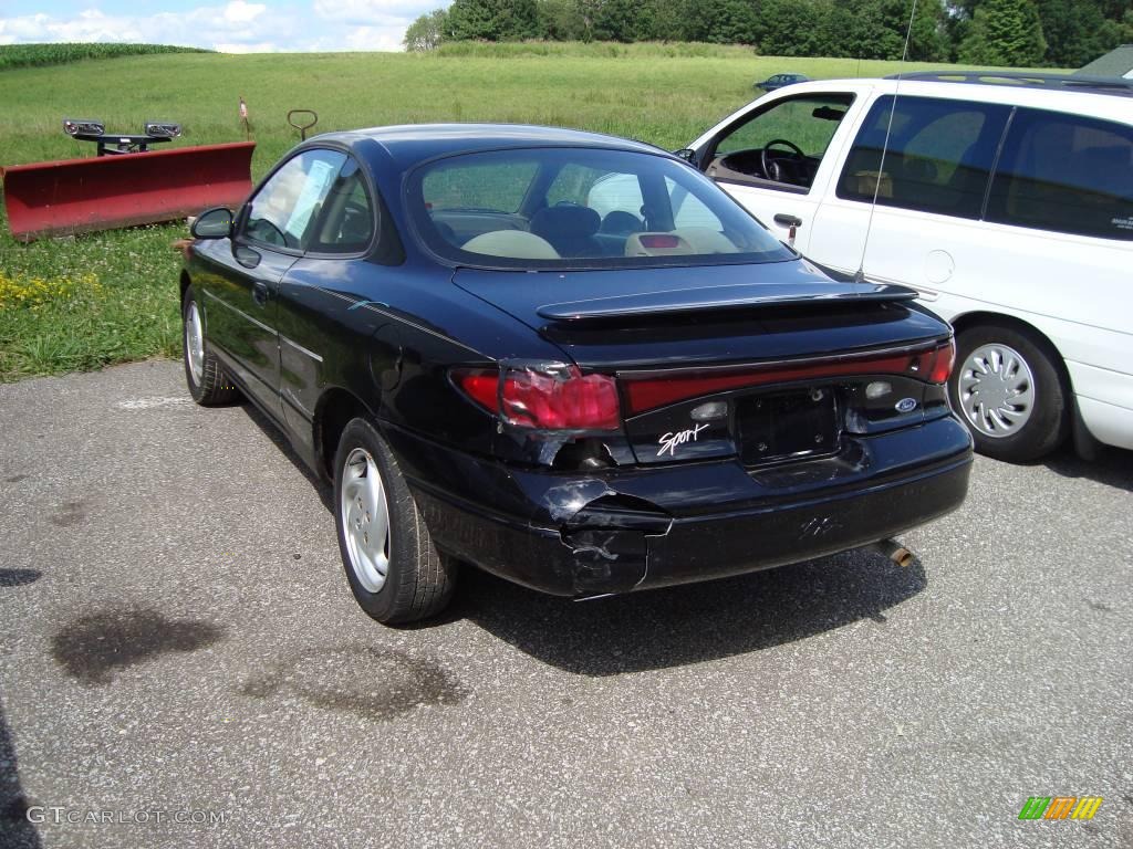 1999 Escort ZX2 Coupe - Black / Medium Prairie Tan photo #6