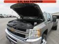 2013 Mocha Steel Metallic Chevrolet Silverado 3500HD WT Crew Cab 4x4  photo #49