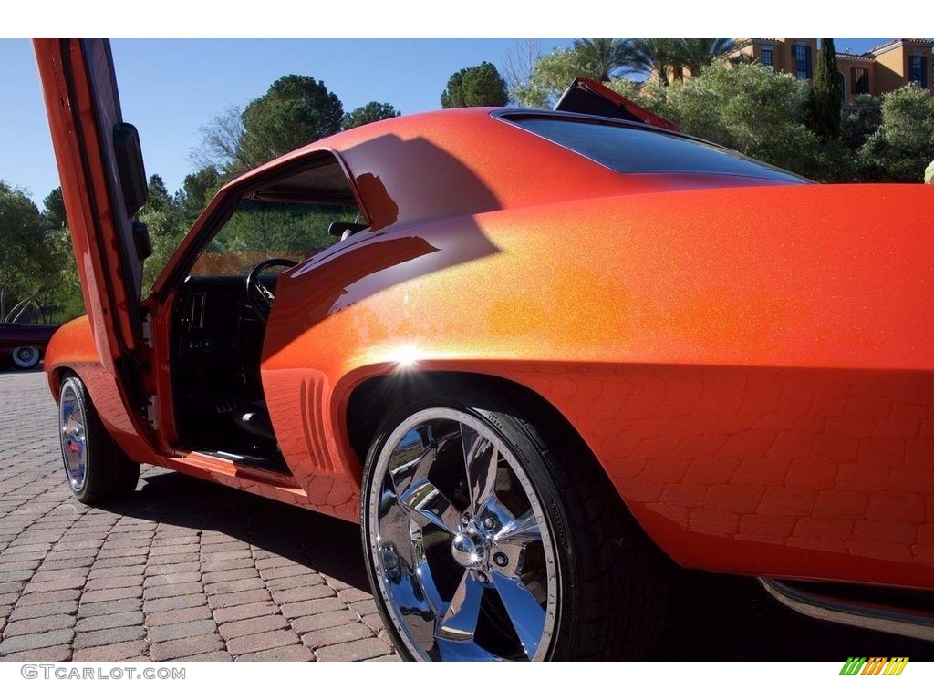 1969 Camaro SS Coupe - Orange Pearl Mist / Black photo #19