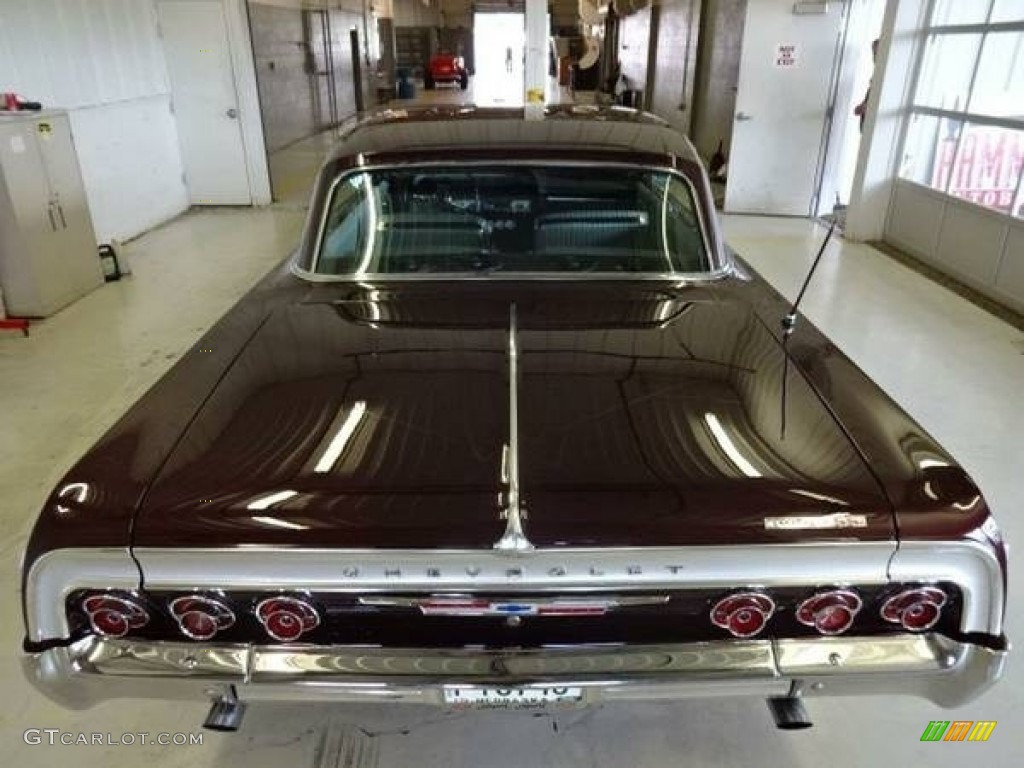 1964 Impala SS Coupe - Black Cherry Metallic / Silver photo #3