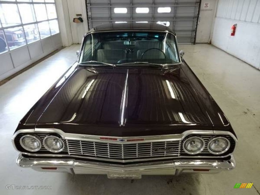 1964 Impala SS Coupe - Black Cherry Metallic / Silver photo #8