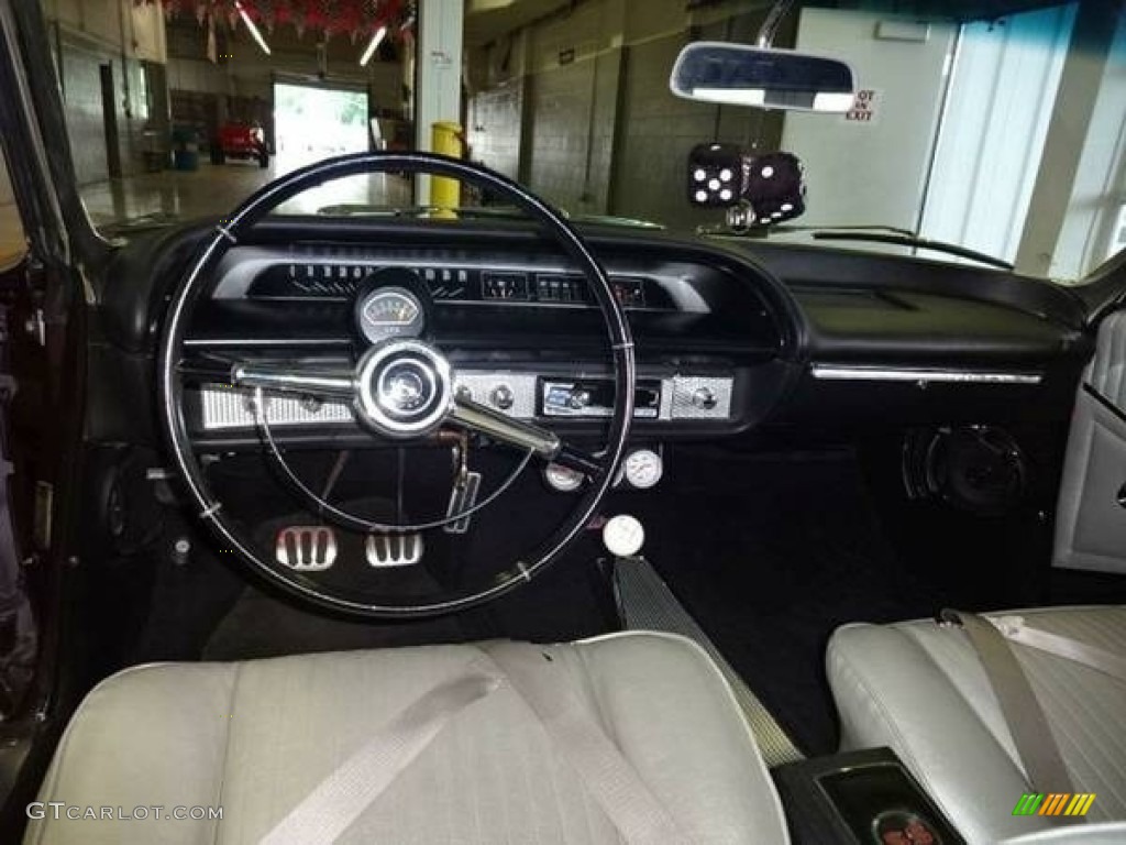 1964 Impala SS Coupe - Black Cherry Metallic / Silver photo #23