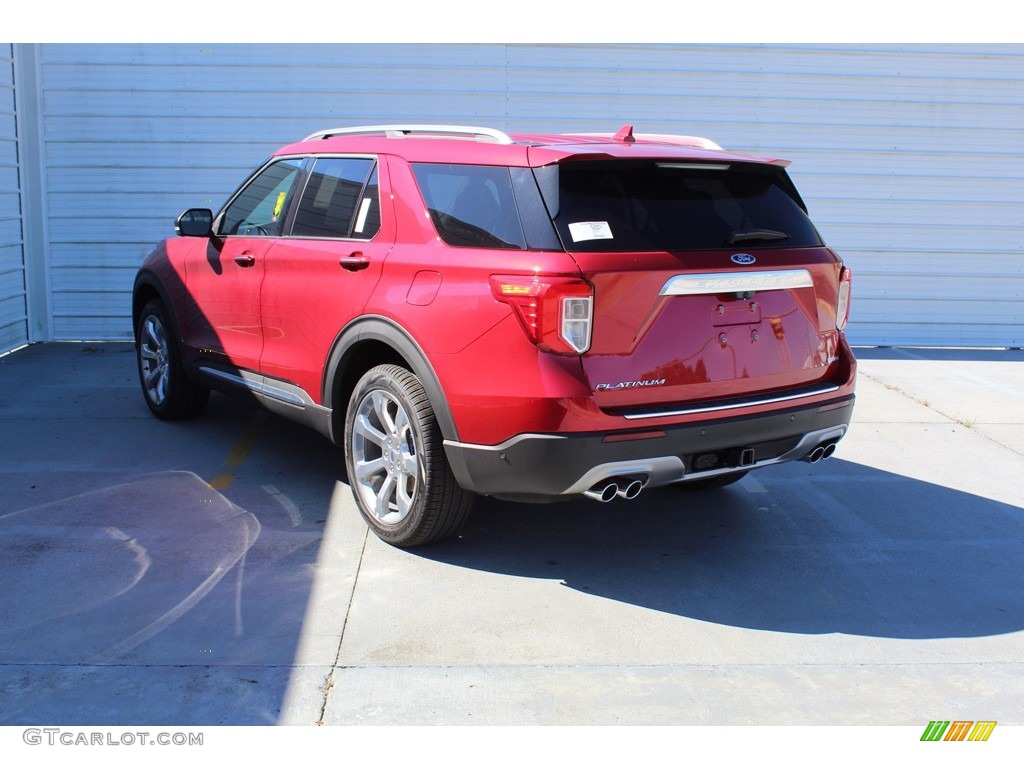 2020 Explorer Platinum 4WD - Rapid Red Metallic / Ebony photo #6
