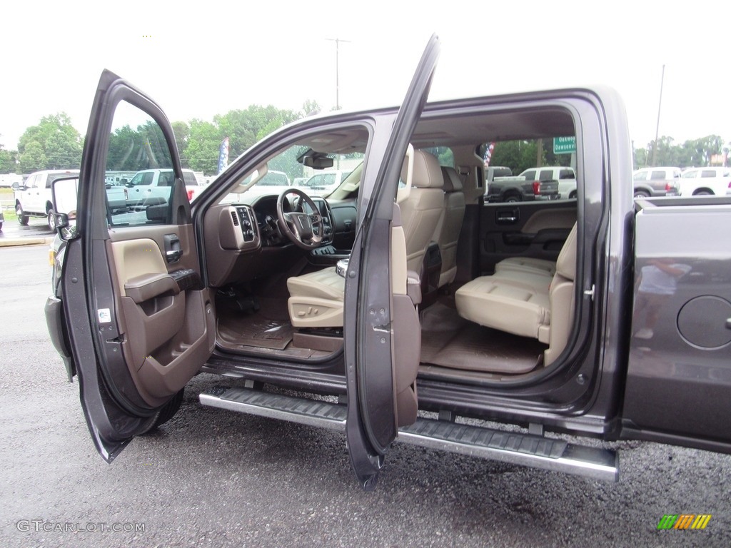 Cocoa/Dune Interior 2016 GMC Sierra 3500HD Denali Crew Cab 4x4 Photo #138539211