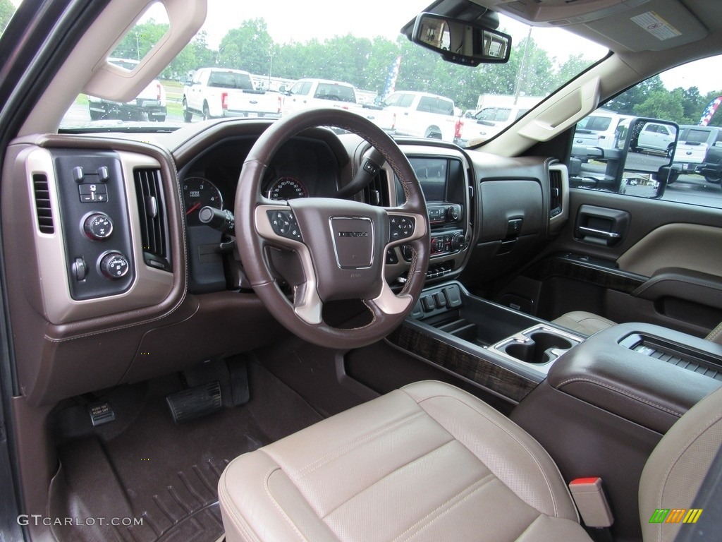 Cocoa/Dune Interior 2016 GMC Sierra 3500HD Denali Crew Cab 4x4 Photo #138539292