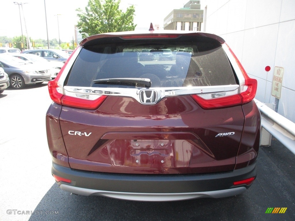 2017 CR-V EX AWD - Basque Red Pearl II / Gray photo #4