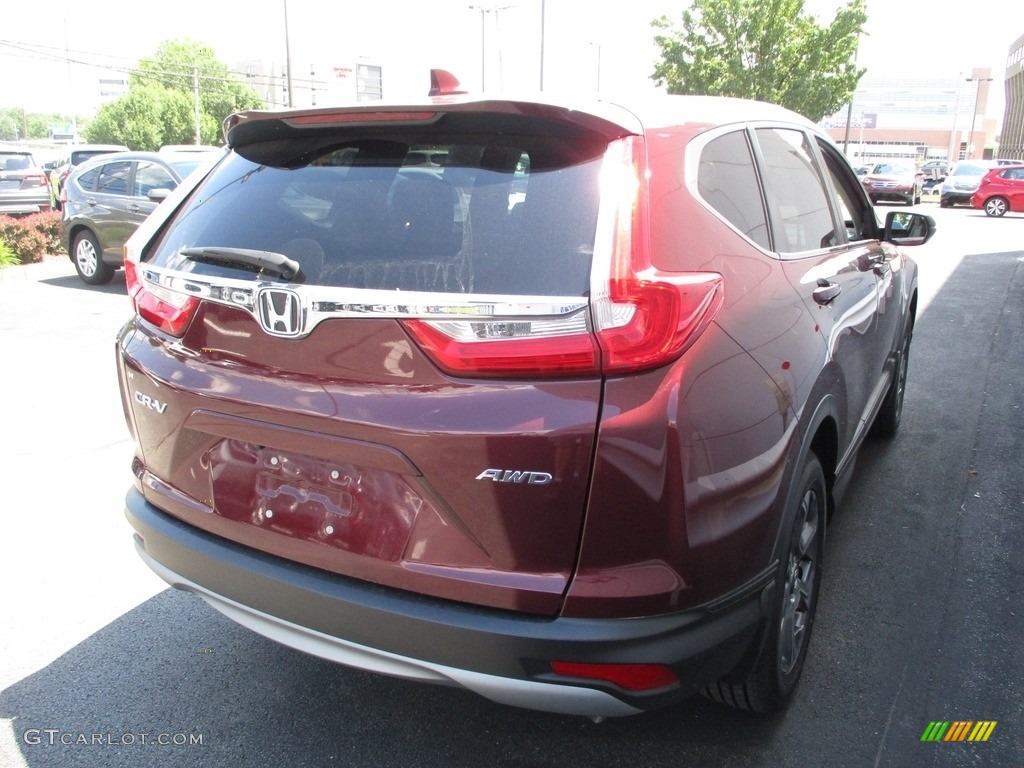 2017 CR-V EX AWD - Basque Red Pearl II / Gray photo #5