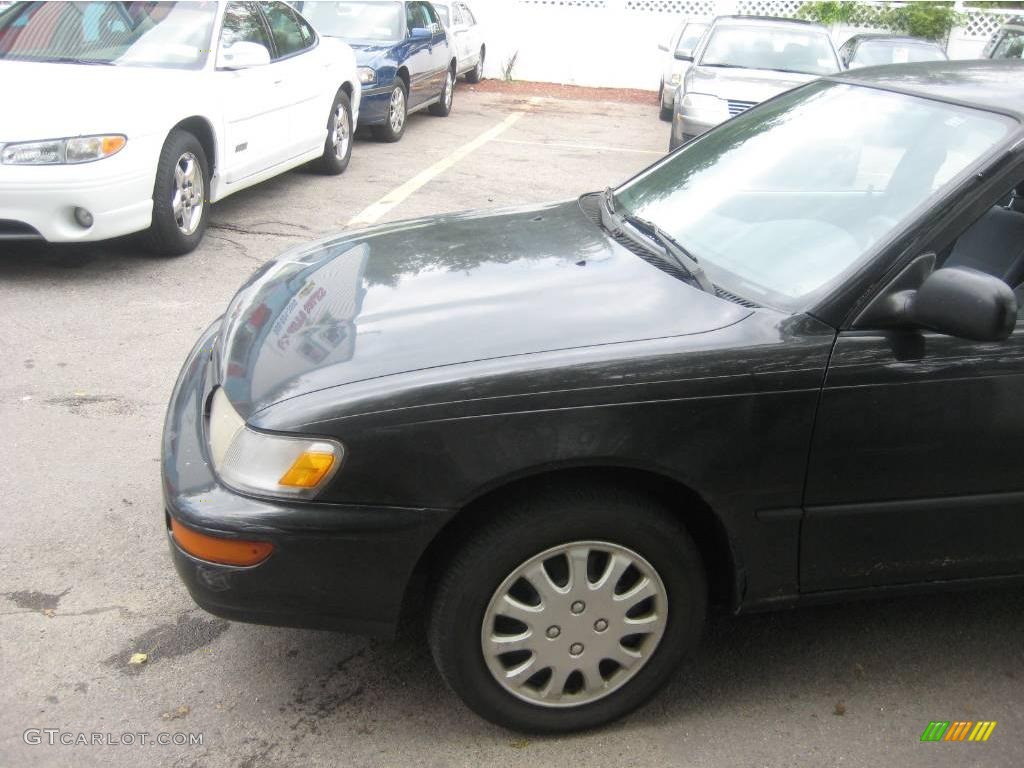 1994 Corolla DX - Black Metallic / Gray photo #8