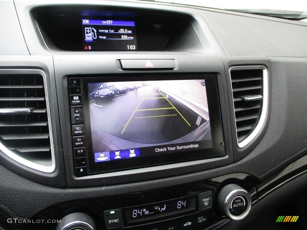 2015 CR-V Touring - Alabaster Silver Metallic / Black photo #16