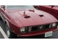 1973 Ruby Red Ford Mustang Hardtop Grande  photo #1