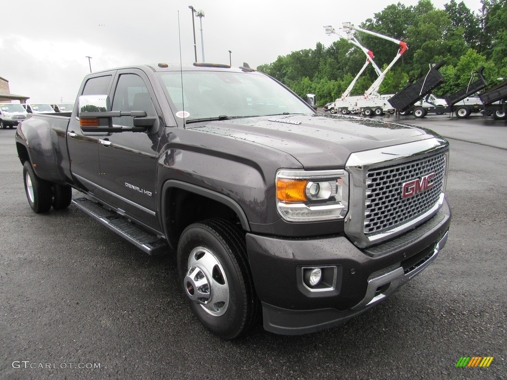 Light Steel Gray Metallic 2016 GMC Sierra 3500HD Denali Crew Cab 4x4 Exterior Photo #138540435