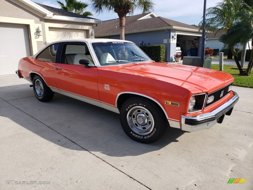 Medium Orange 1976 Chevrolet Nova SS Coupe Exterior Photo #138541383