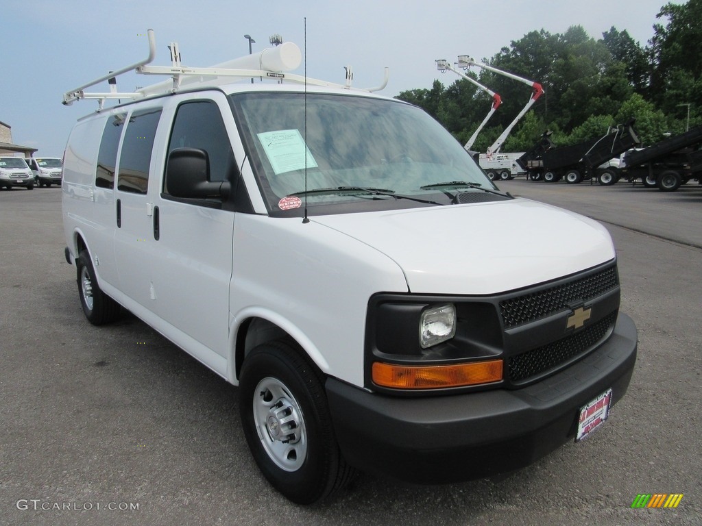 Summit White 2016 Chevrolet Express 2500 Cargo WT Exterior Photo #138541809