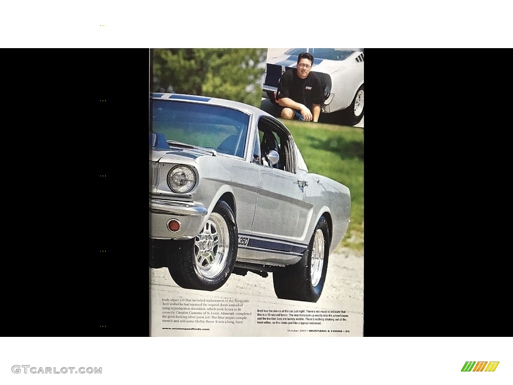 1965 Mustang Shelby GT350 Recreation - Silver / Black photo #32