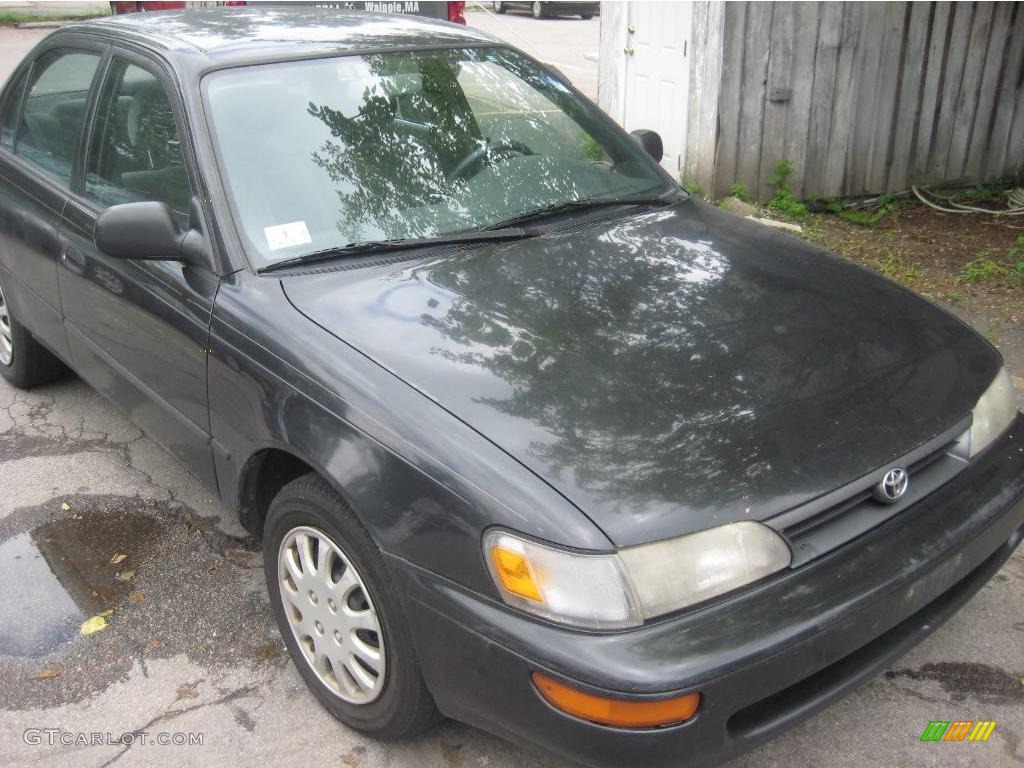 1994 Corolla DX - Black Metallic / Gray photo #17