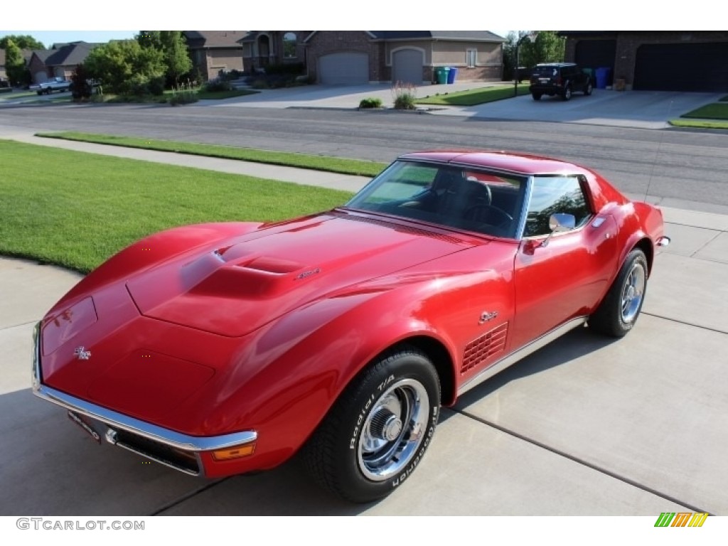 Mille Miglia Red 1972 Chevrolet Corvette Stingray Coupe Exterior Photo #138542187