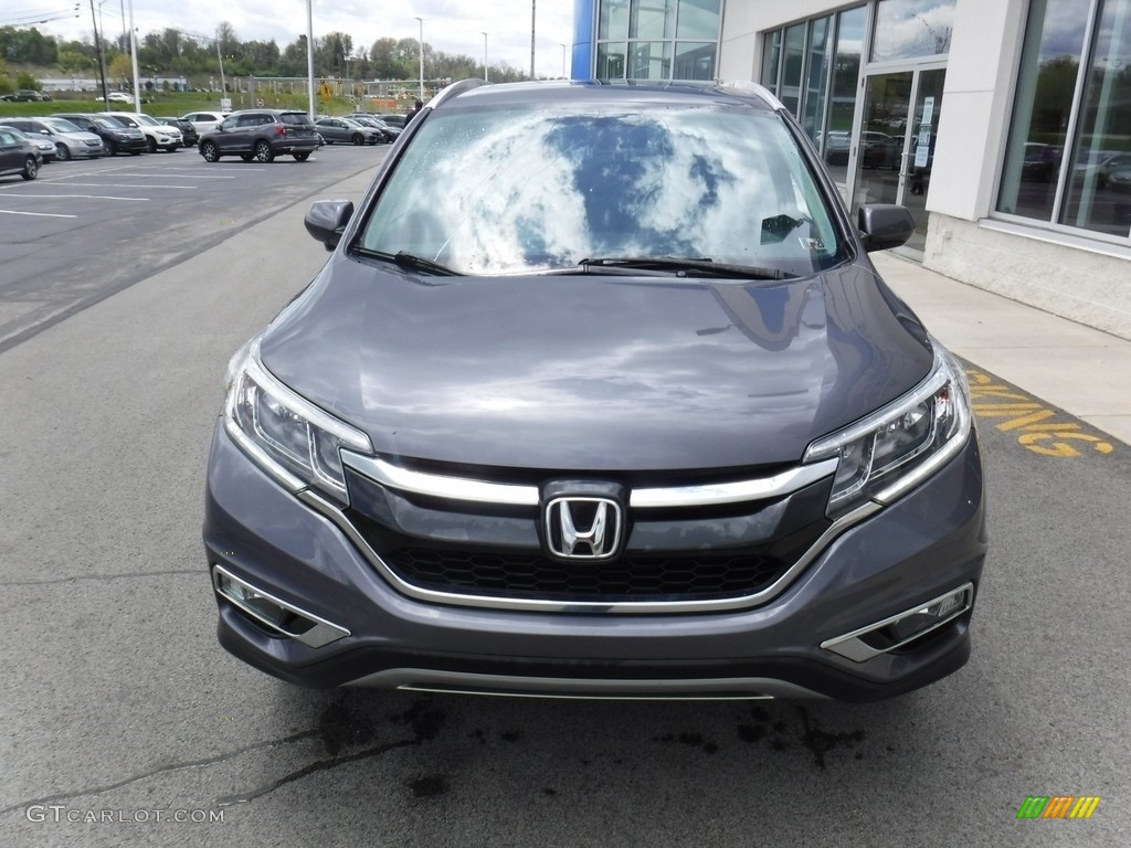 2016 CR-V EX-L AWD - Modern Steel Metallic / Gray photo #5