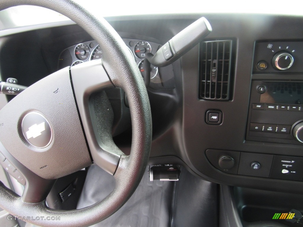 2016 Chevrolet Express 2500 Cargo WT Medium Pewter Steering Wheel Photo #138542403