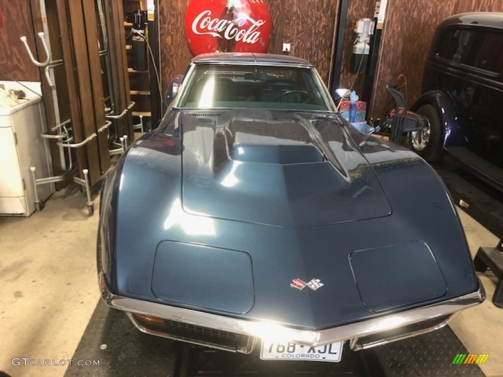 1972 Corvette Stingray Coupe - Dark Blue / Blue photo #2