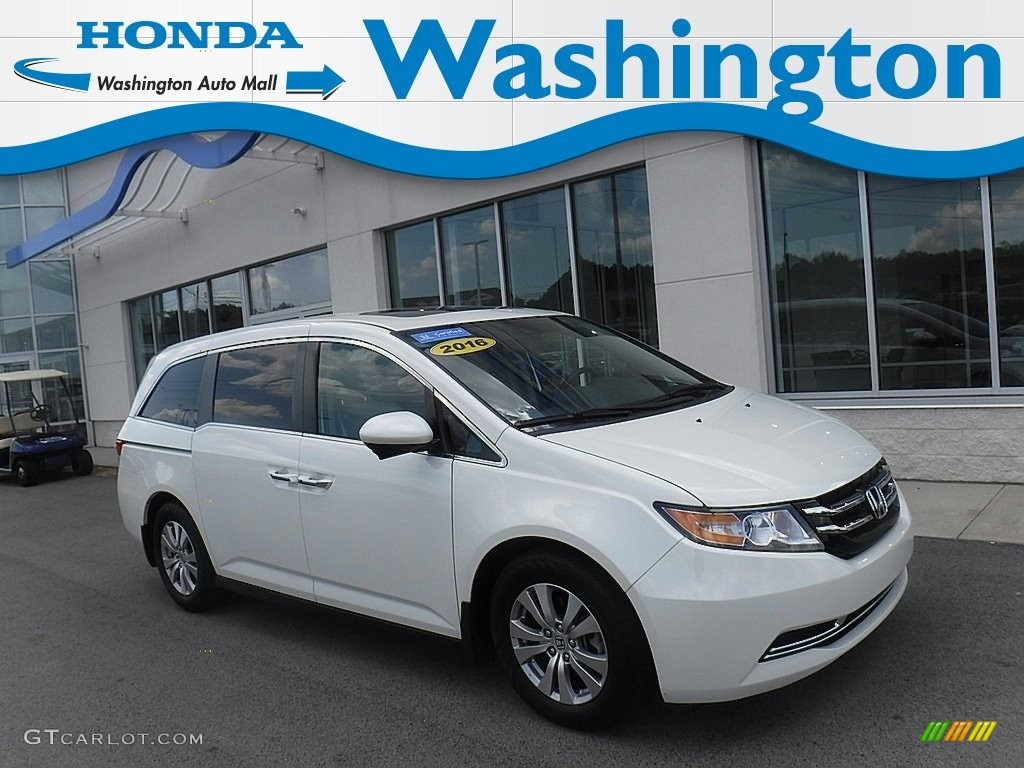 2016 Odyssey EX-L - White Diamond Pearl / Beige photo #1