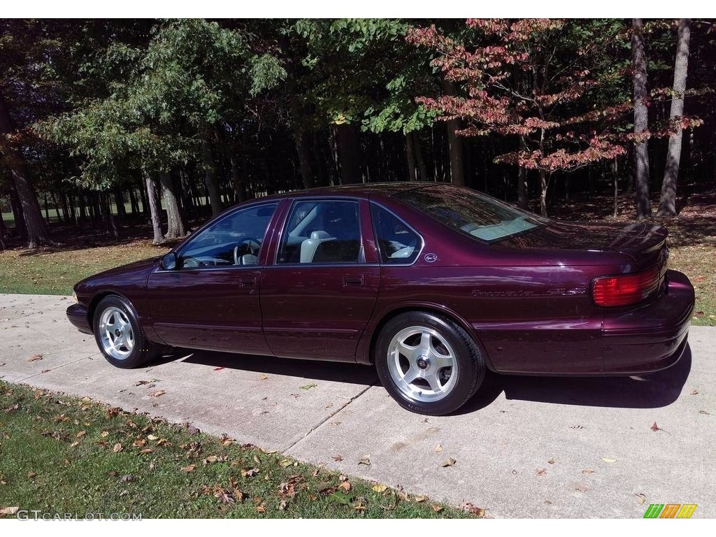 Dark Cherry Metallic 1995 Chevrolet Impala SS Exterior Photo #138543762
