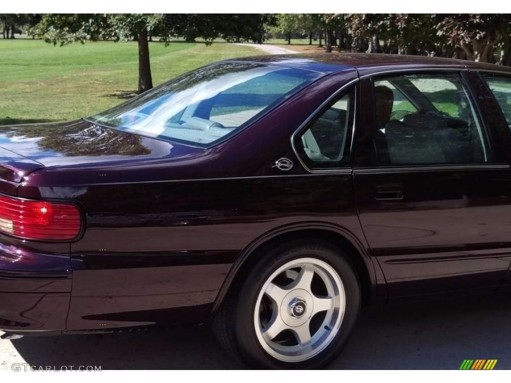 1995 Impala SS - Dark Cherry Metallic / Grey photo #2