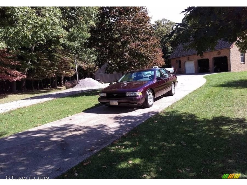Dark Cherry Metallic 1995 Chevrolet Impala SS Exterior Photo #138543951