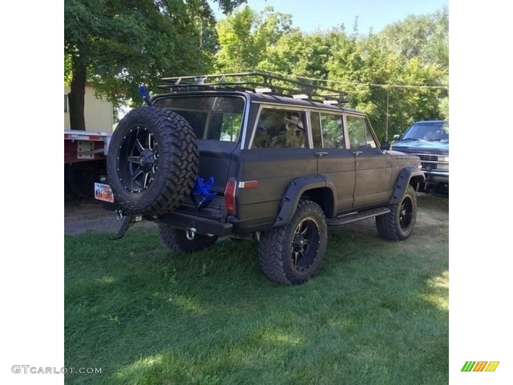 1986 Grand Wagoneer  - Charcoal Metallic / Honey photo #2