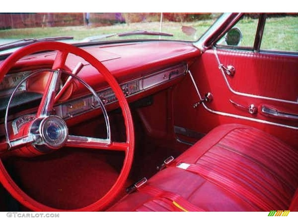 Red Interior 1964 Ford Galaxie 500 Sedan Photo #138544337