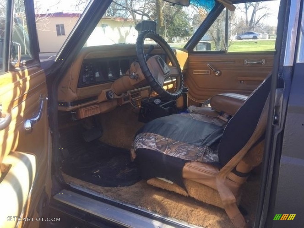 1986 Grand Wagoneer  - Charcoal Metallic / Honey photo #5