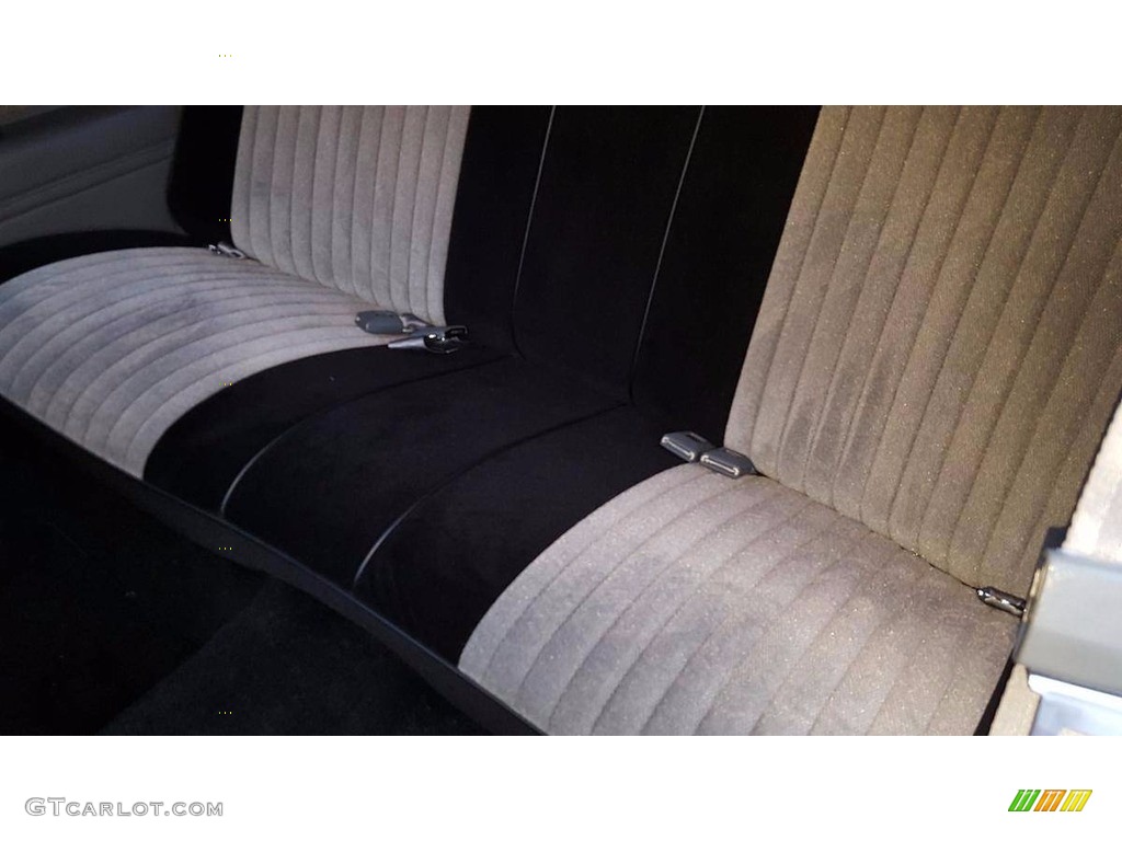 1986 Buick Regal T-Type Grand National Rear Seat Photos