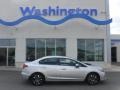 Alabaster Silver Metallic - Civic EX Sedan Photo No. 2