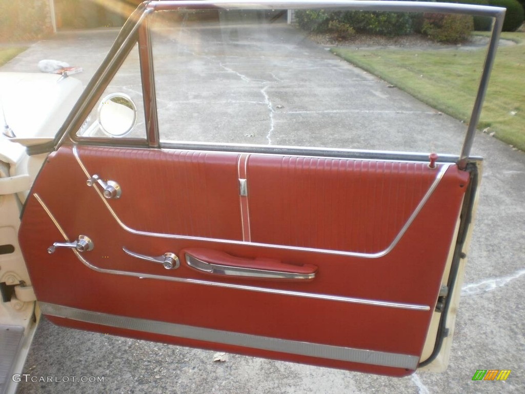 1964 Ford Galaxie 500 Sedan Red Door Panel Photo #138544476